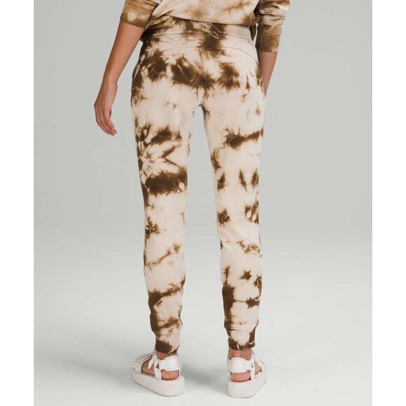 Lululemon Warm Down Jogger *Earth Dye SIZE 10 Brown/Beige/Tan - Picture 2 of 9